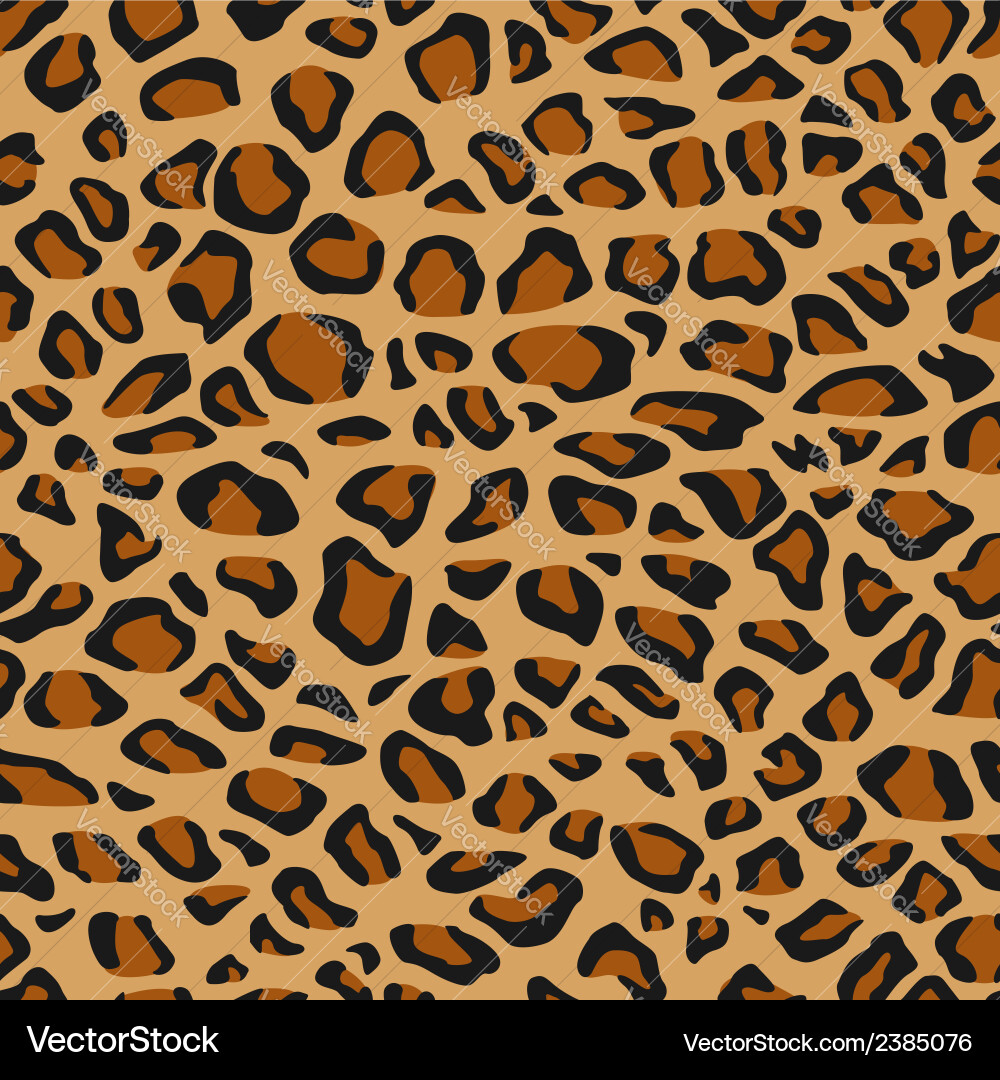 Leopard Skin Pattern vector image