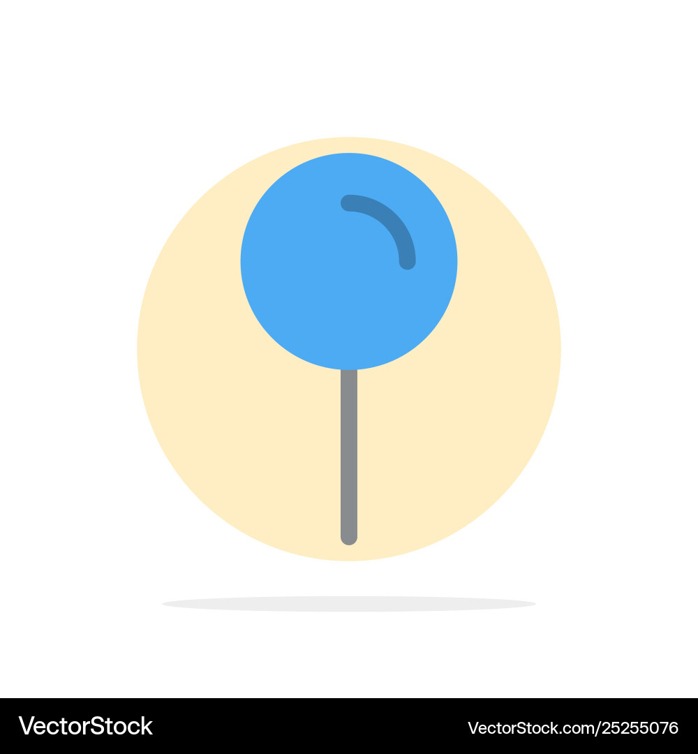 Location map pointer pin abstract circle vector image
