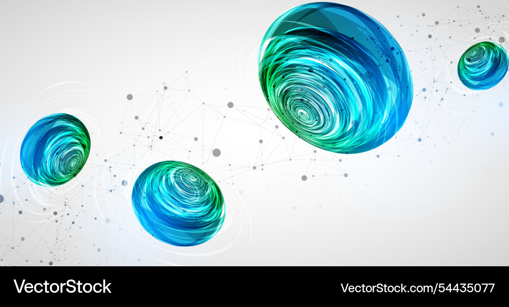 Abstract sci-fi background with plexus effect Abstract sci-fi background with plexus effect vector image