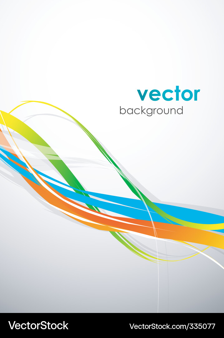 Dynamic Color Gradient Background Vector Image