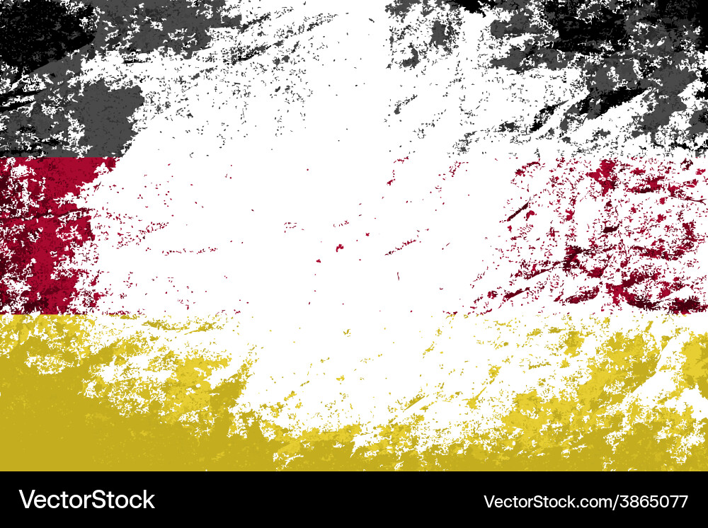 Grunge Germany Flag Vector Image
