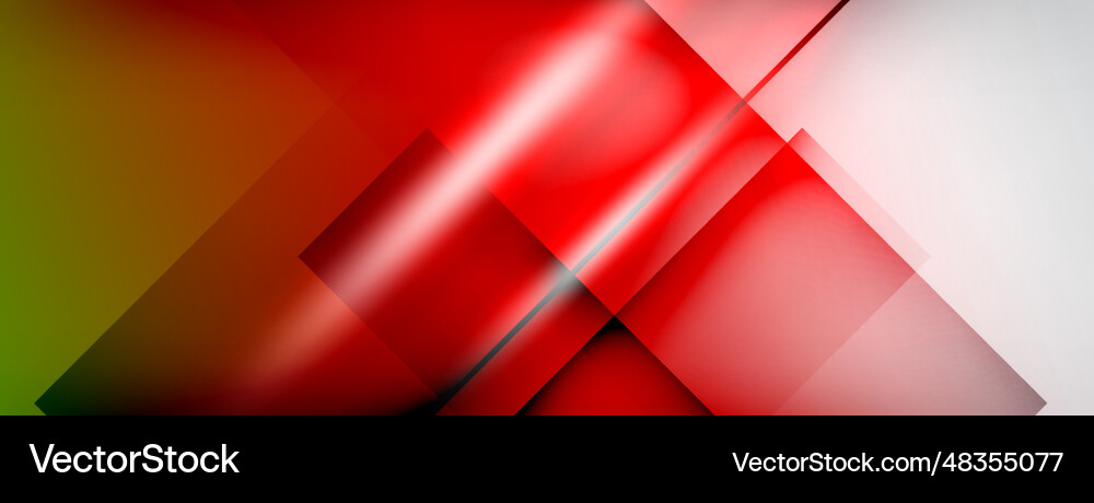 Light and shadow squares lines abstract Vector Image