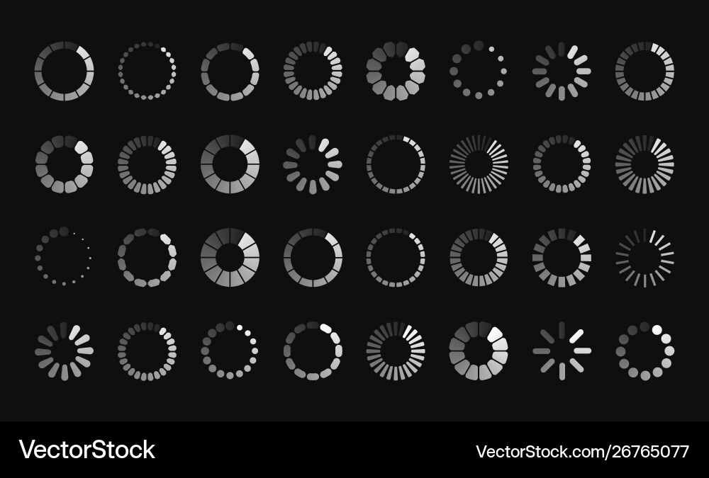 Loading sign symbol progress bar Vector Image