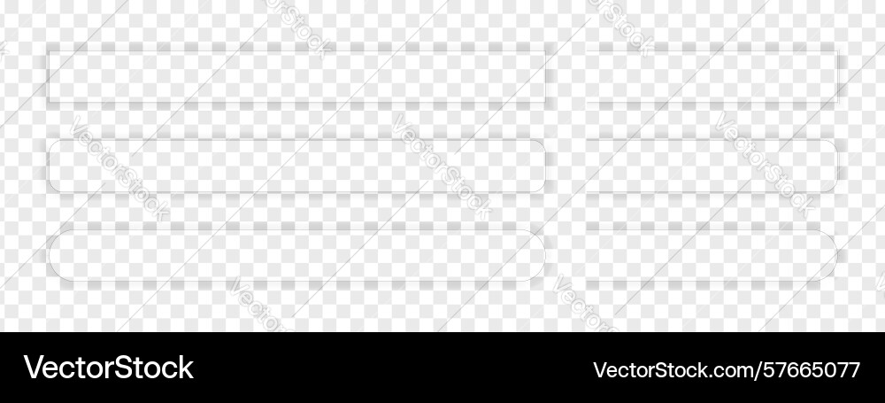 Set of rectangular shadow effects different Set of rectangular shadow effects different vector image