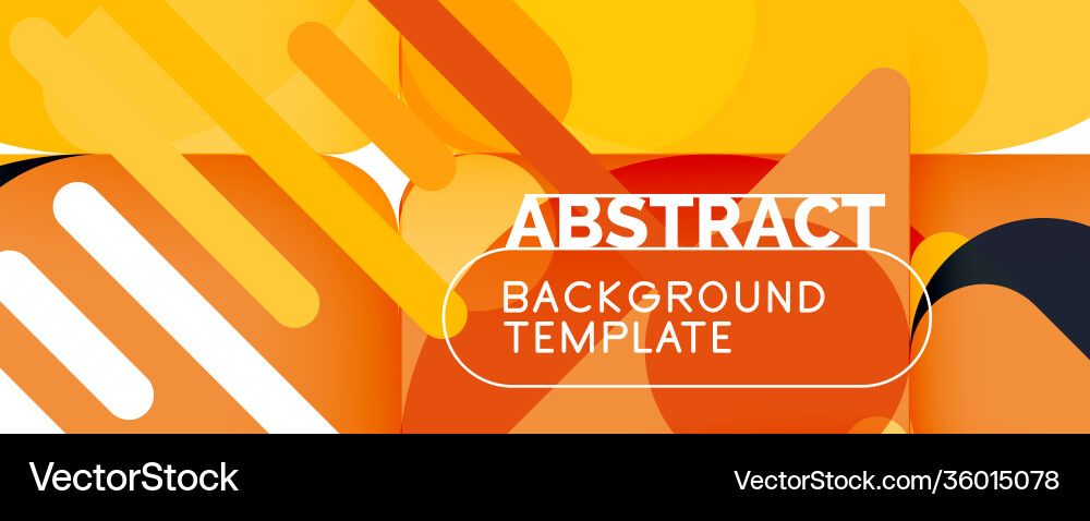 Flat geometric round shapes and dynamic lines Flat geometric round shapes and dynamic lines Vector Image