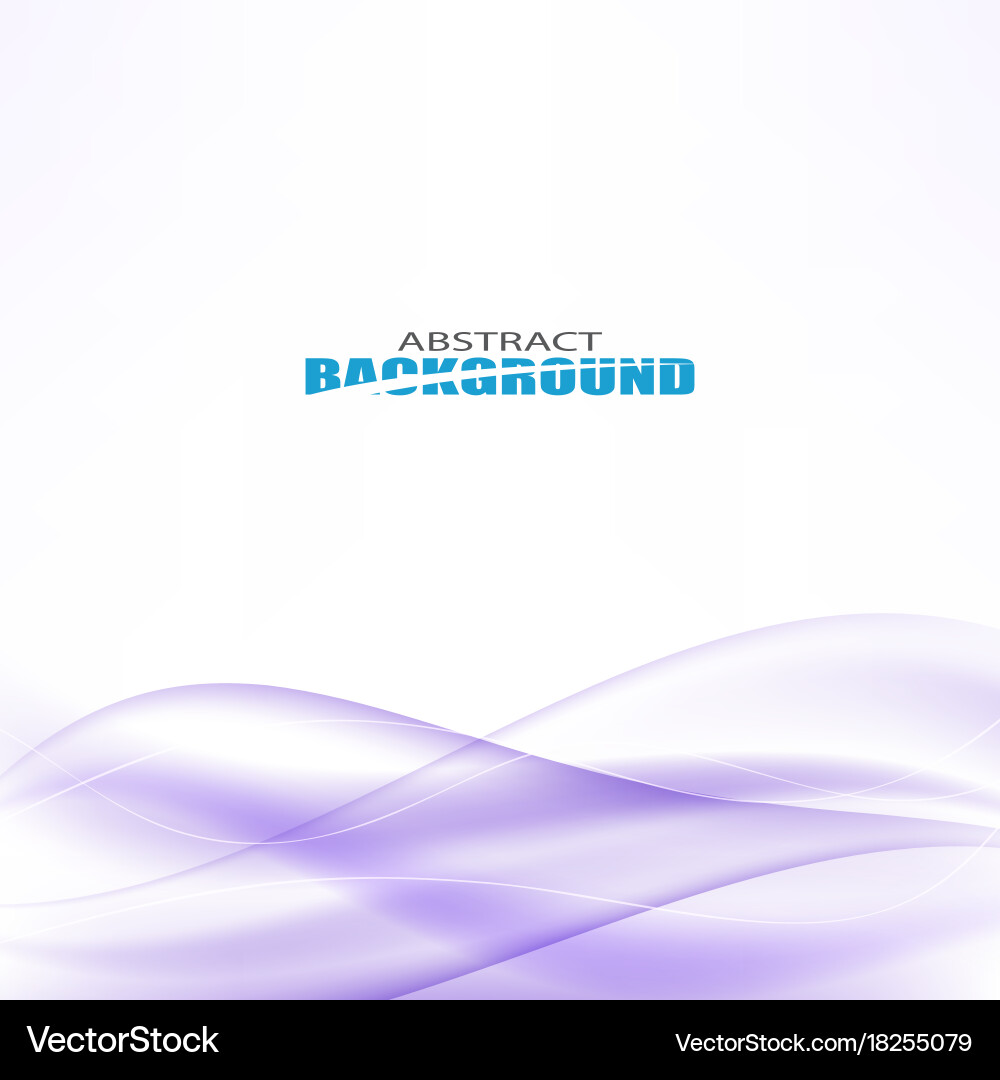 Blue curve abstract background vector image
