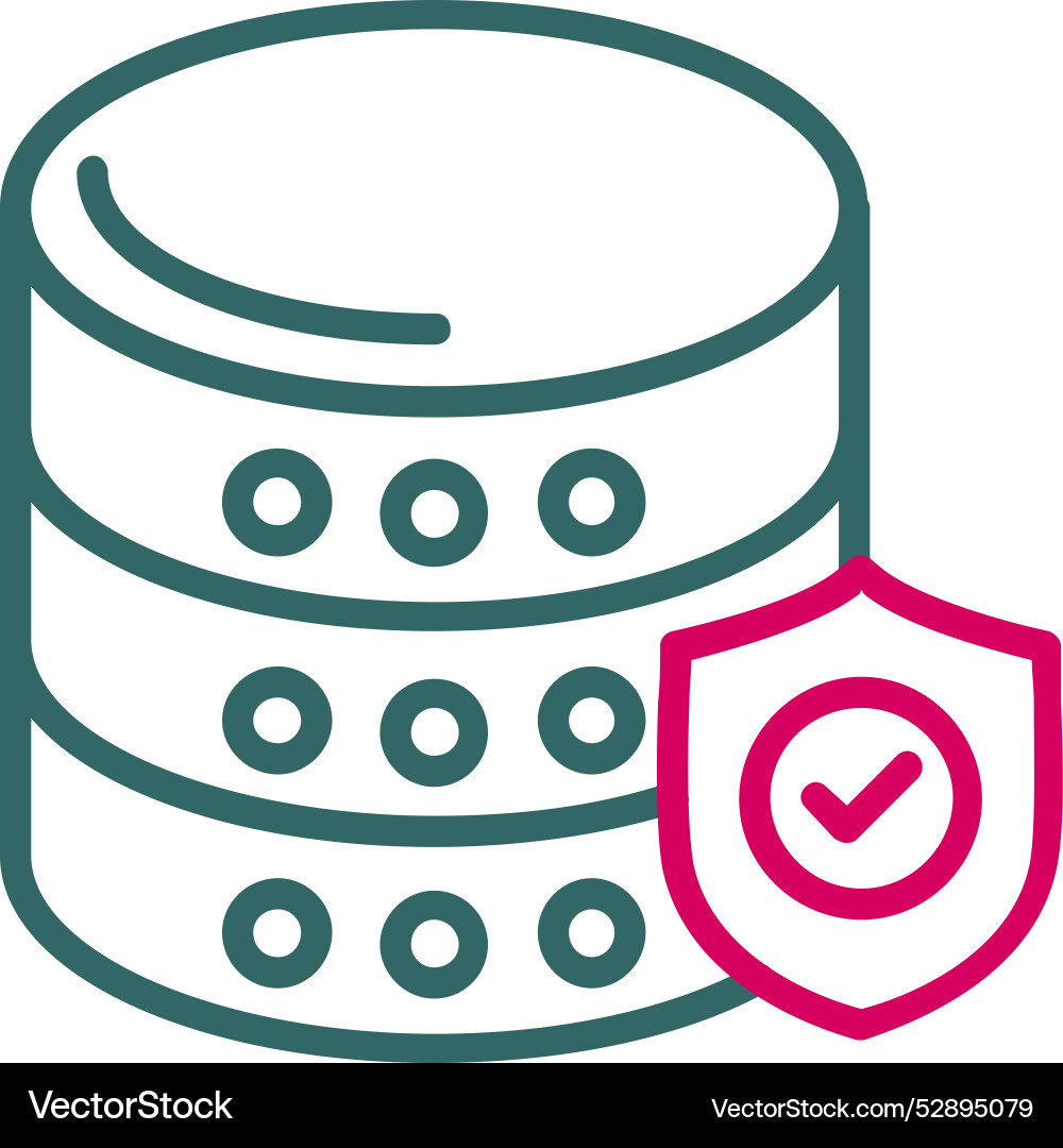 Database icon design Vector Image