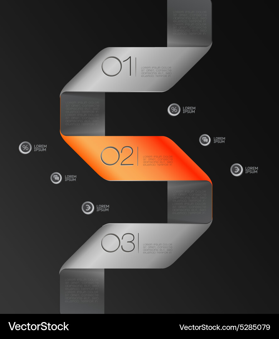 Design elements for options vector image