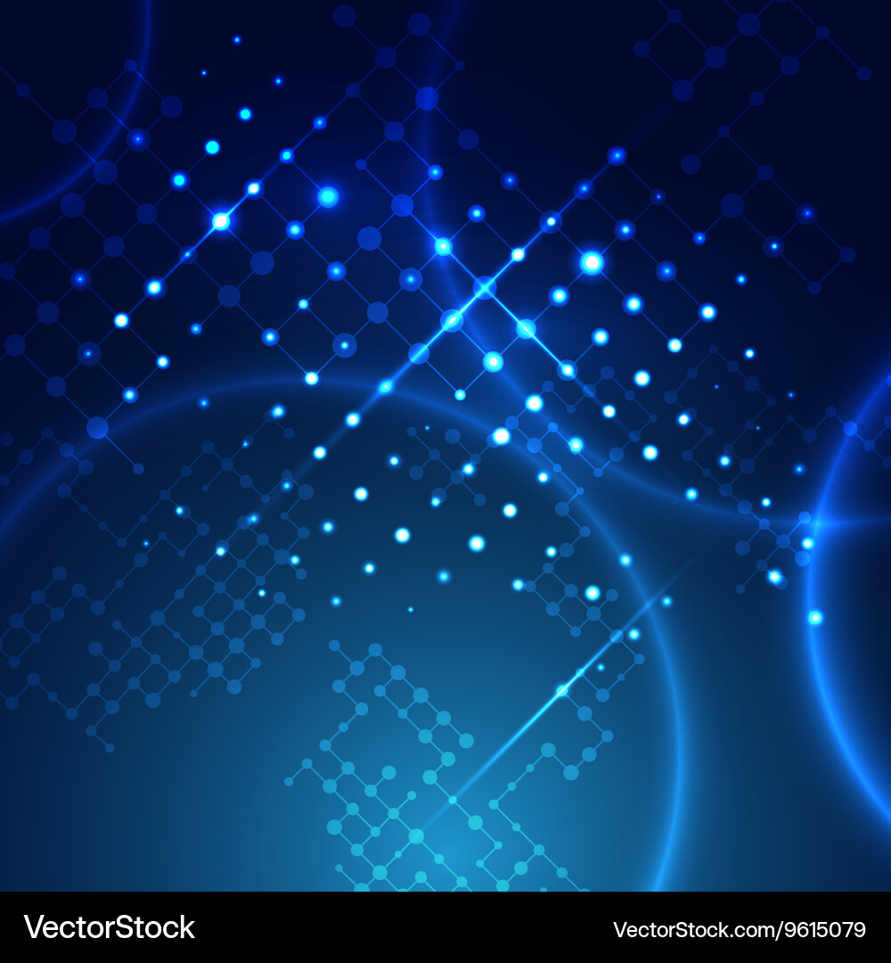 Digital Network Background Vector Image