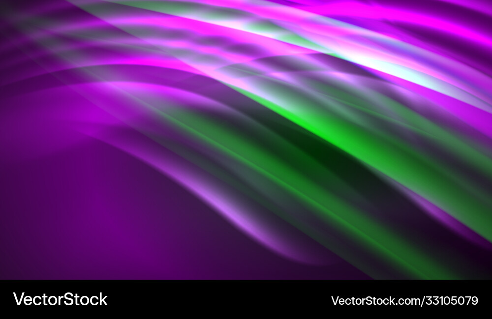 Fluid Wave Background - Abstract Lines vector image