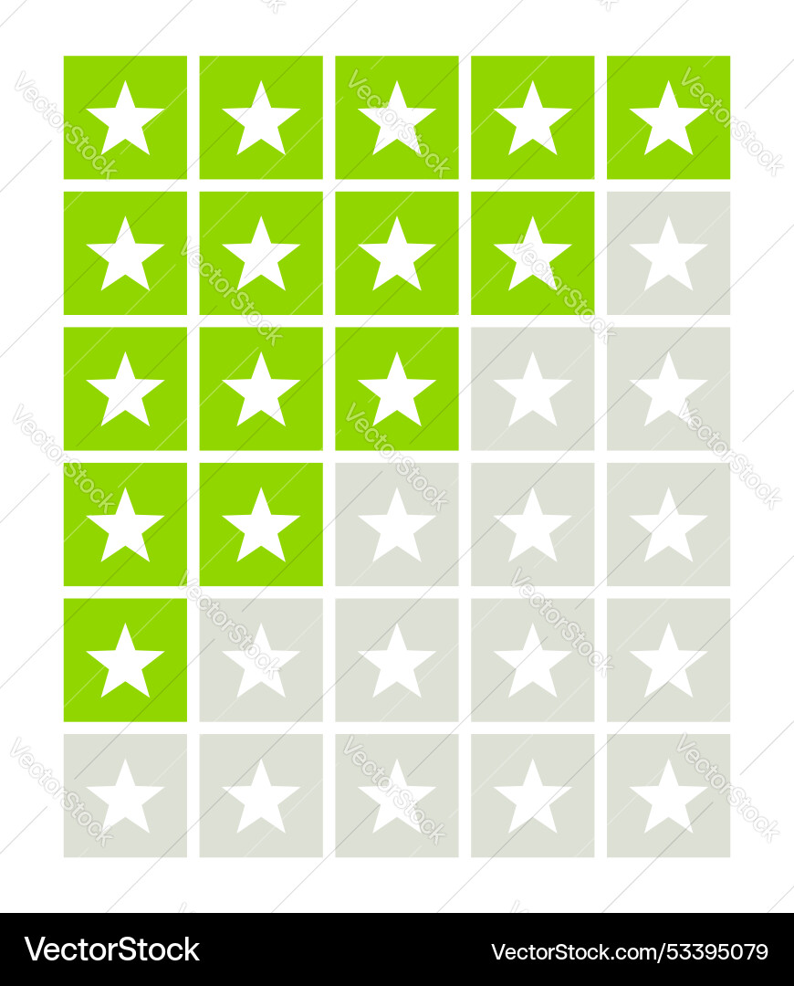 Rating star icons element set Rating star icons element set vector image