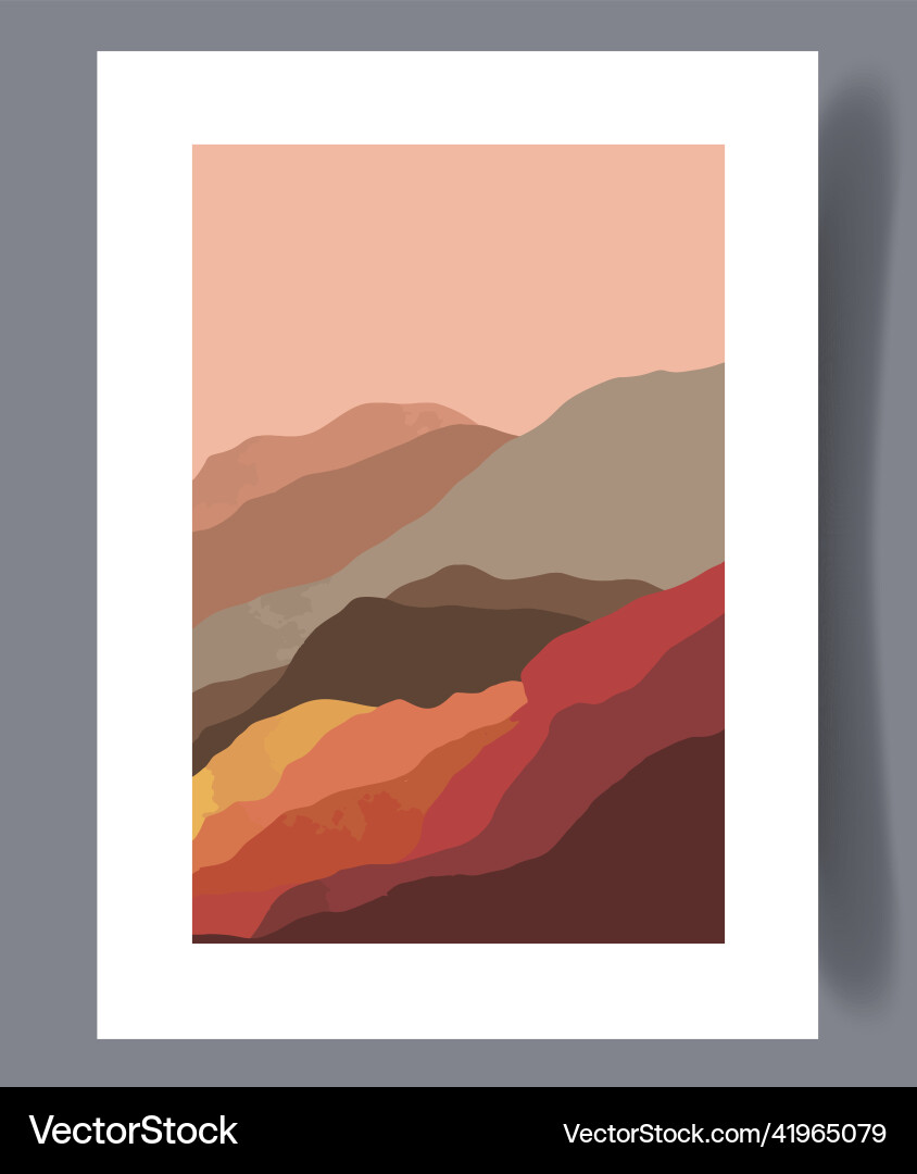 Scandinavian abstract print set Scandinavian abstract print set vector image