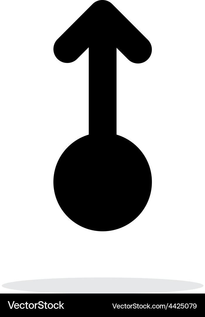 Scroll up gesture abstract icon Vector Image