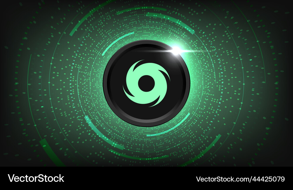 Tornado Cash Torn Coin Cryptocurrency Concept