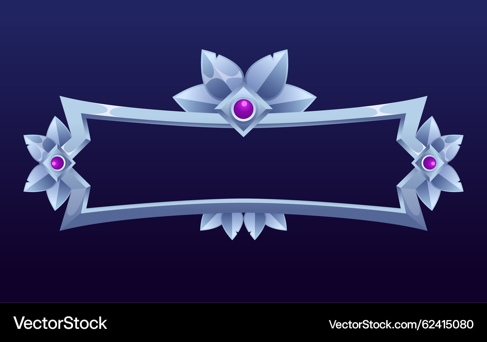 Medieval Game UI Frame – Royalty-Free Vector | VectorStock