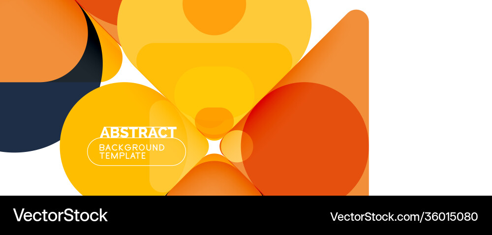 Modern geometric round shapes and dynamic lines Modern geometric round shapes and dynamic lines vector image