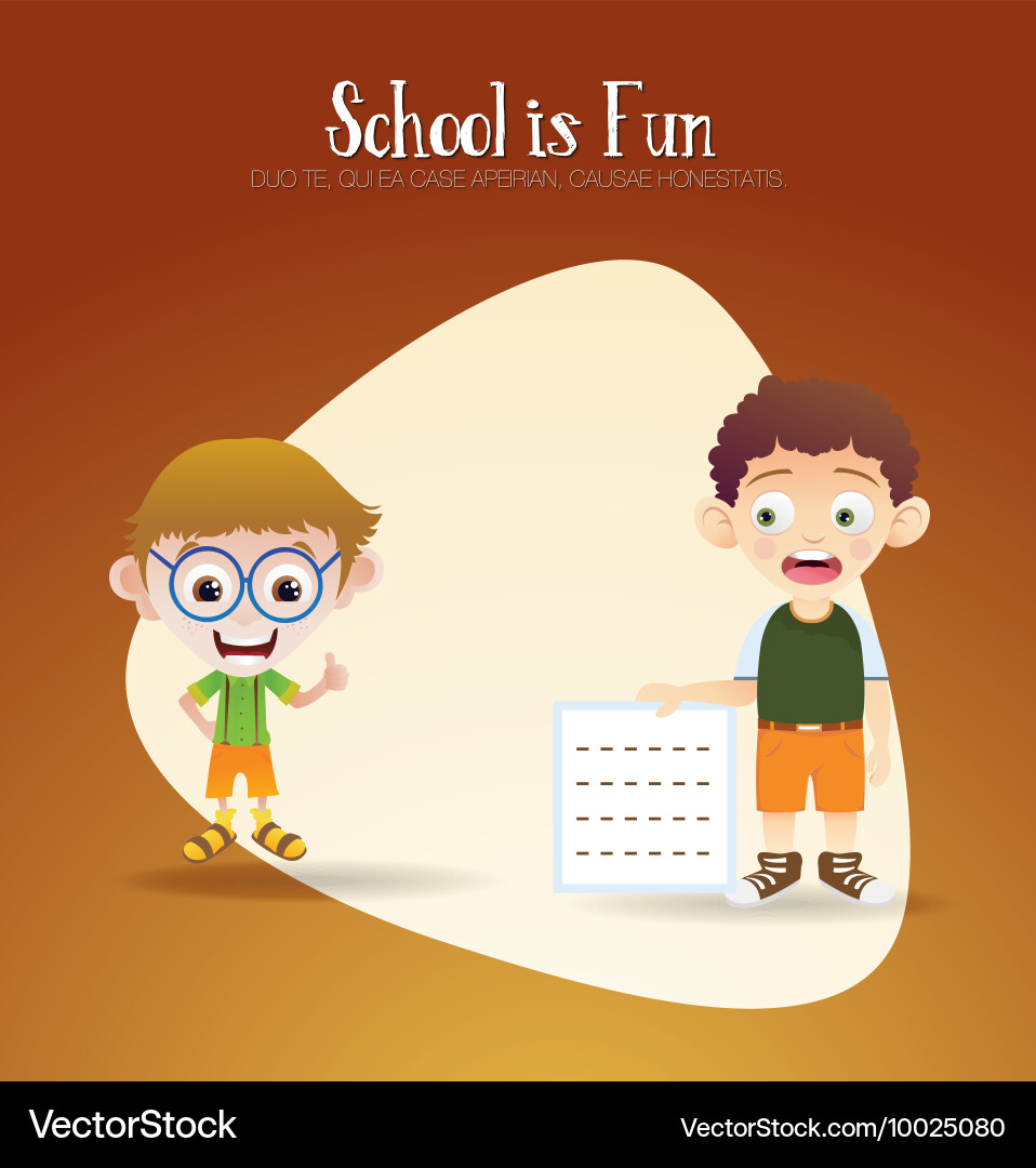 With backtoschool and geek vector image