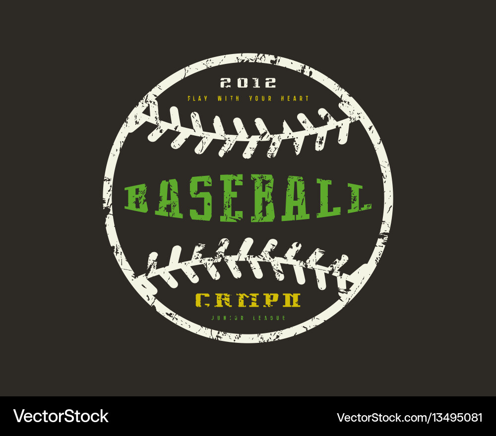 Emblem Baseballmeisterschaft Emblem Baseballmeisterschaft vektorbild