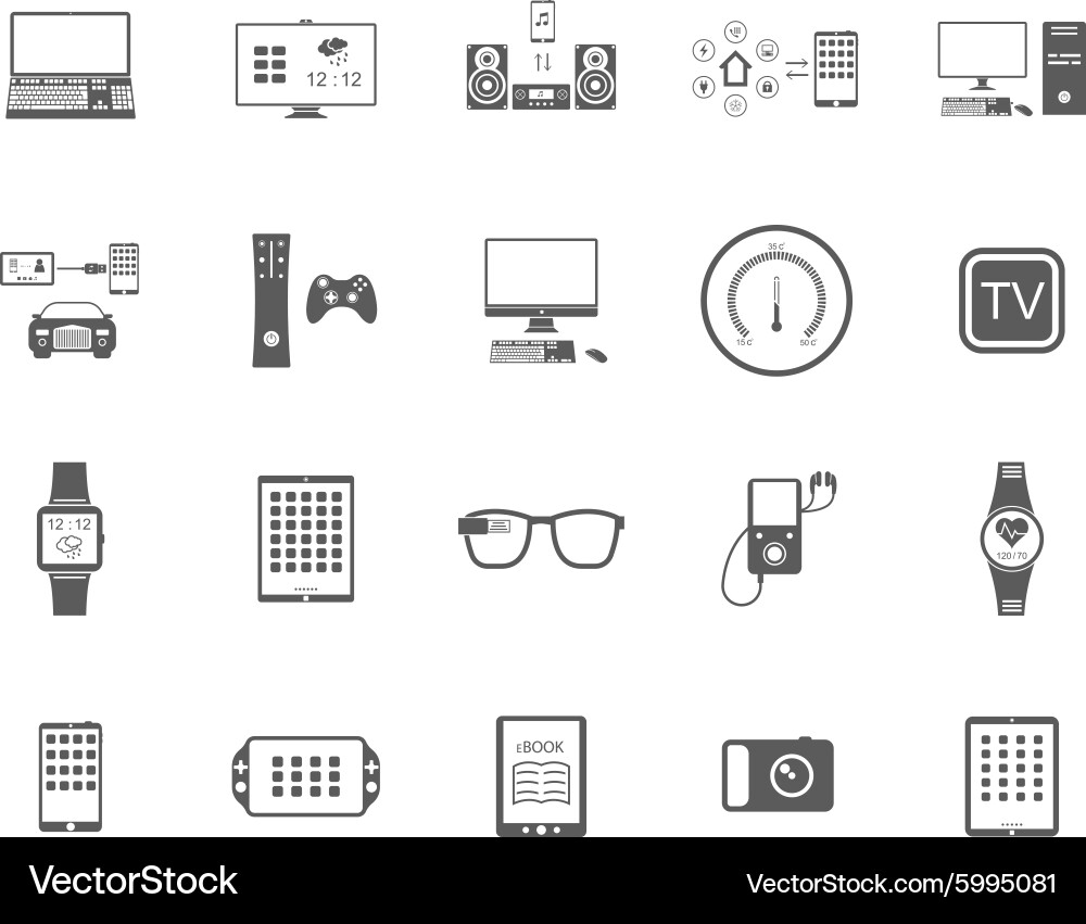 Smart devices Royalty Free Vector Image - VectorStock