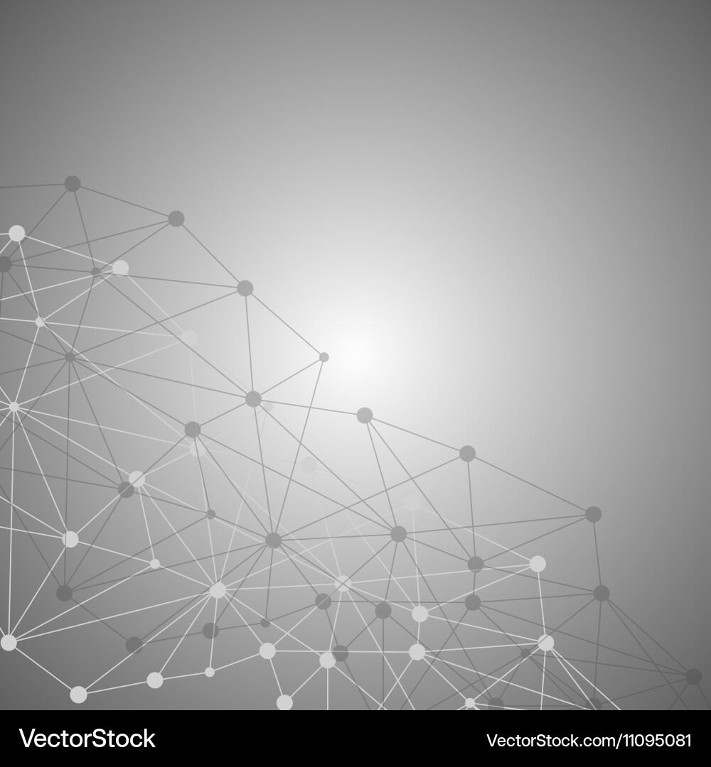 Structure molecule and communication dna atom Vector Image