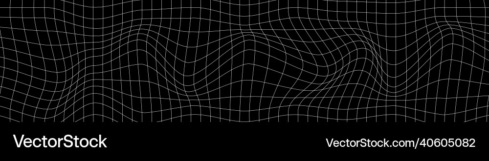 Abstract distorted grid Abstract distorted grid vector image