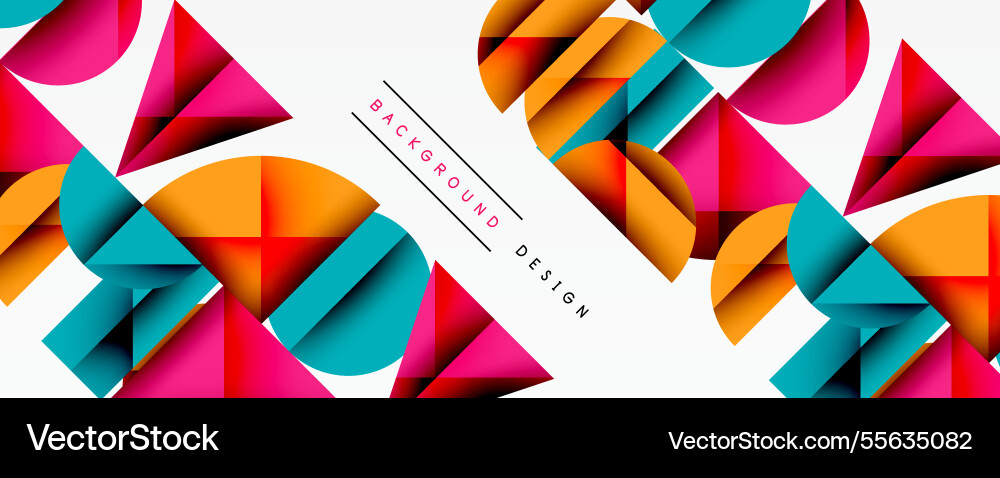 Abstract geometric pattern with intersecting Abstract geometric pattern with intersecting vector image