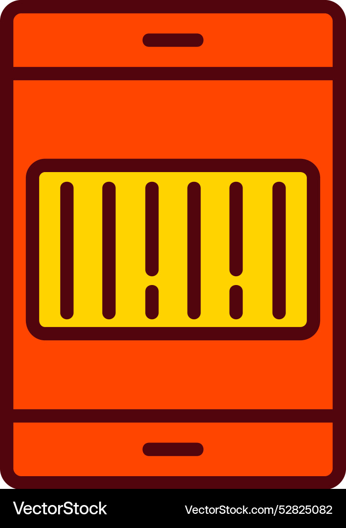Bar code scanner icon design vector image