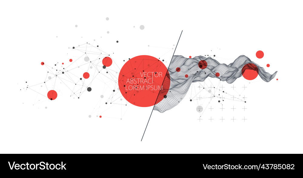 Modern Tech Abstract Background vector image
