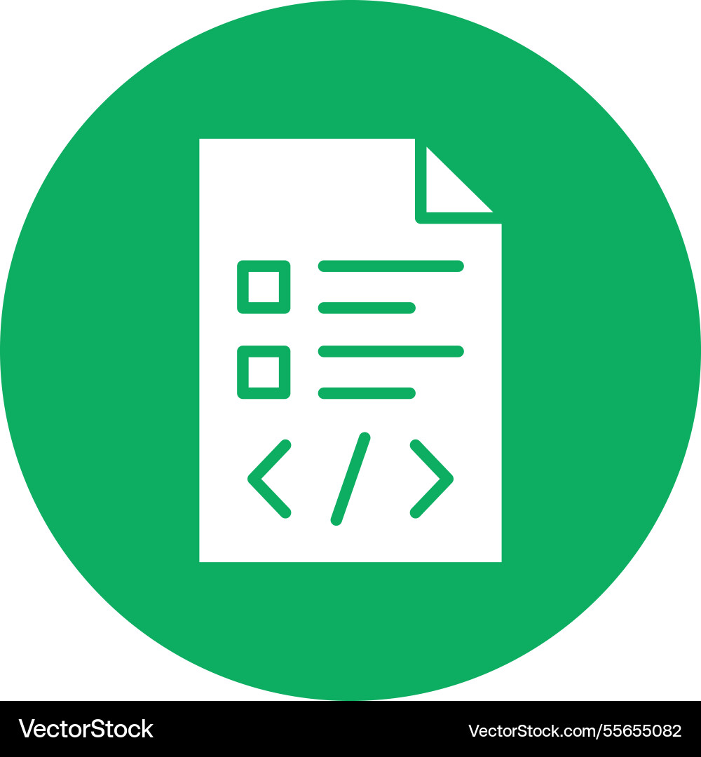 Script icon design Vector Image