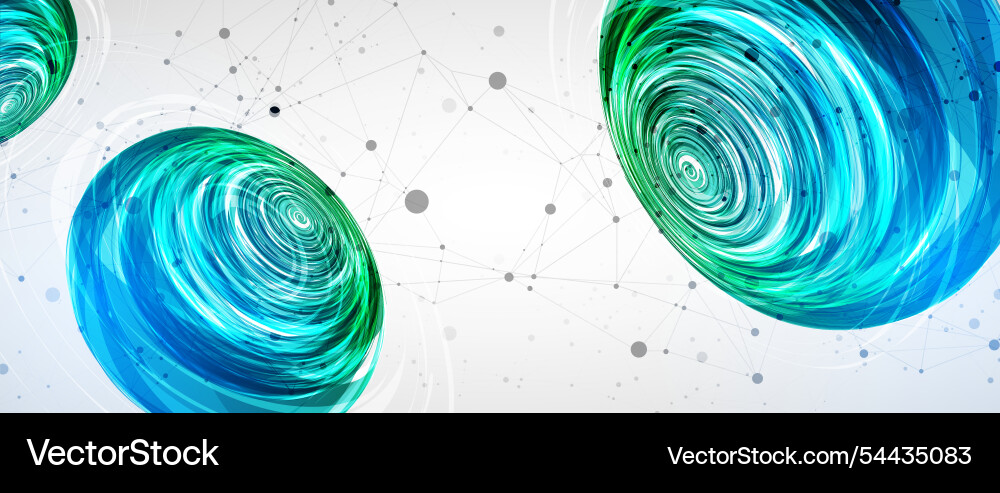 Abstract sci-fi background with plexus effect Abstract sci-fi background with plexus effect vector image