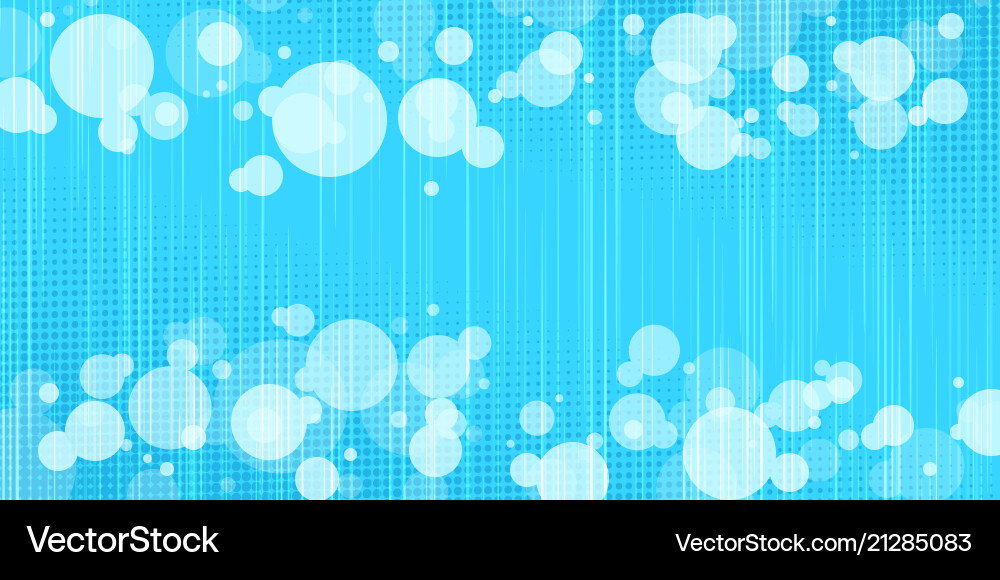 Blue background with bubbles Royalty Free Vector Image
