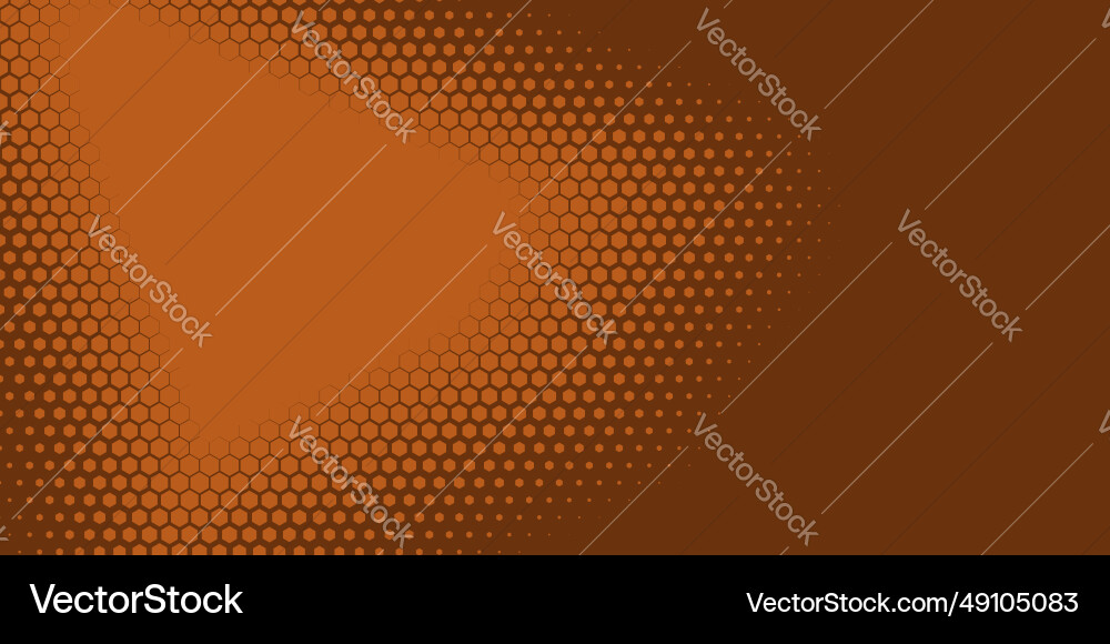 Geometric abstract hexagon two color background Vector Image