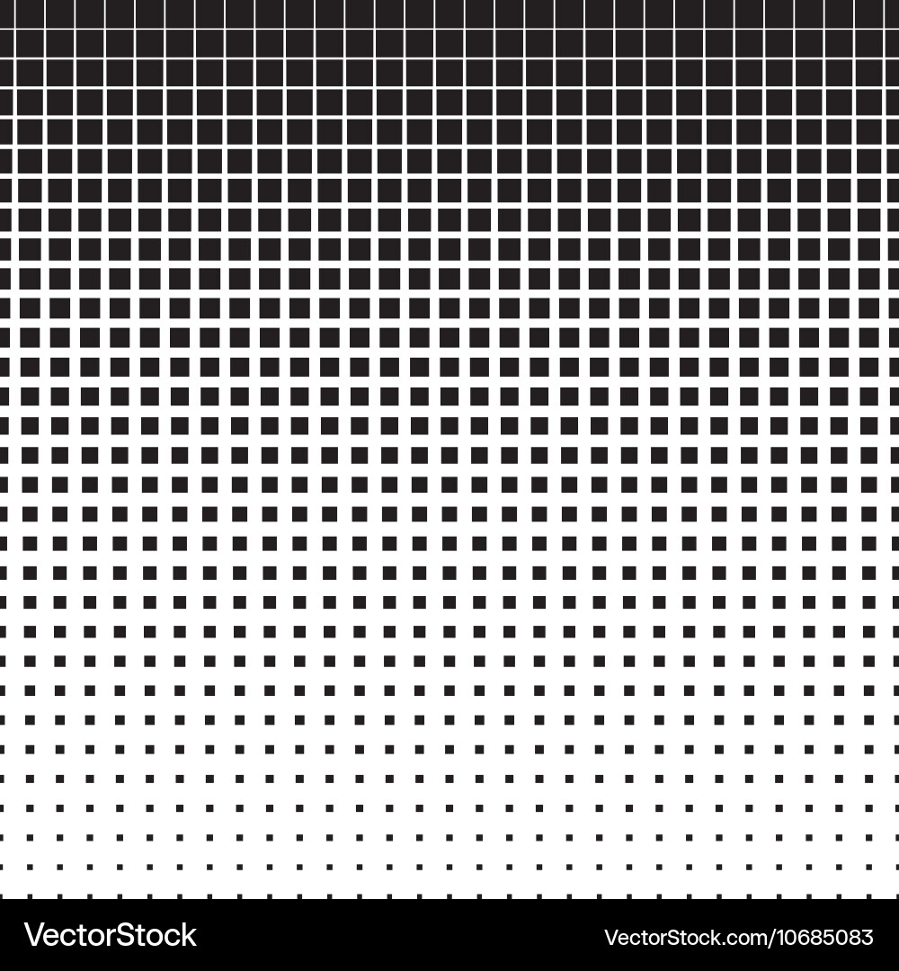 Halftone Square Pattern vector image