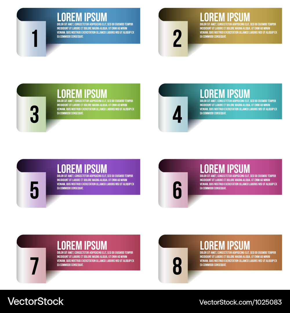 Modern Web Banner - Flexible Layout vector image