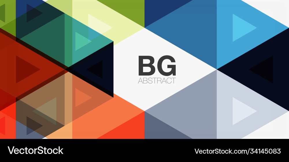 Mosaic triangle pattern abstract background Mosaic triangle pattern abstract background Vector Image