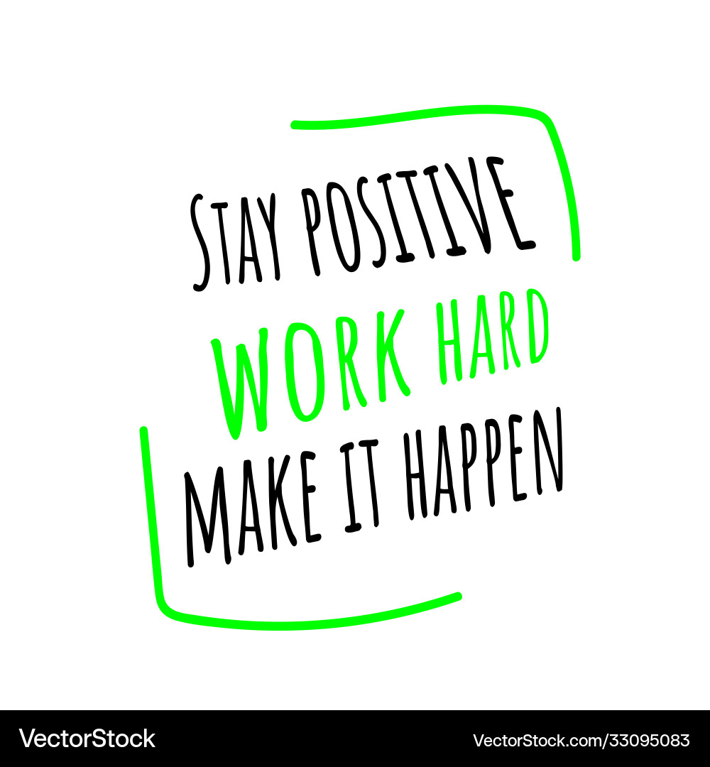 Motivation quote on square shape block background Vector Image