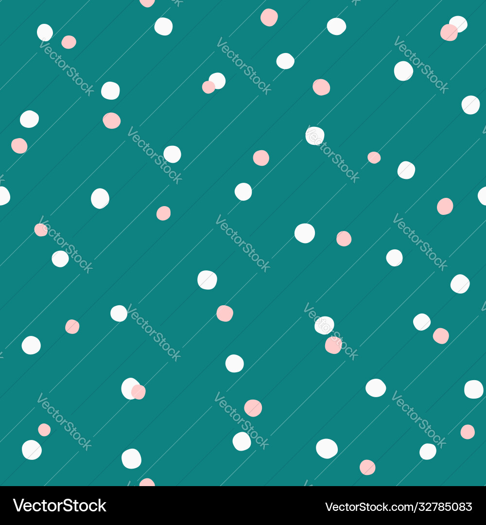 Seamless pattern with small rounded spots simple vector image