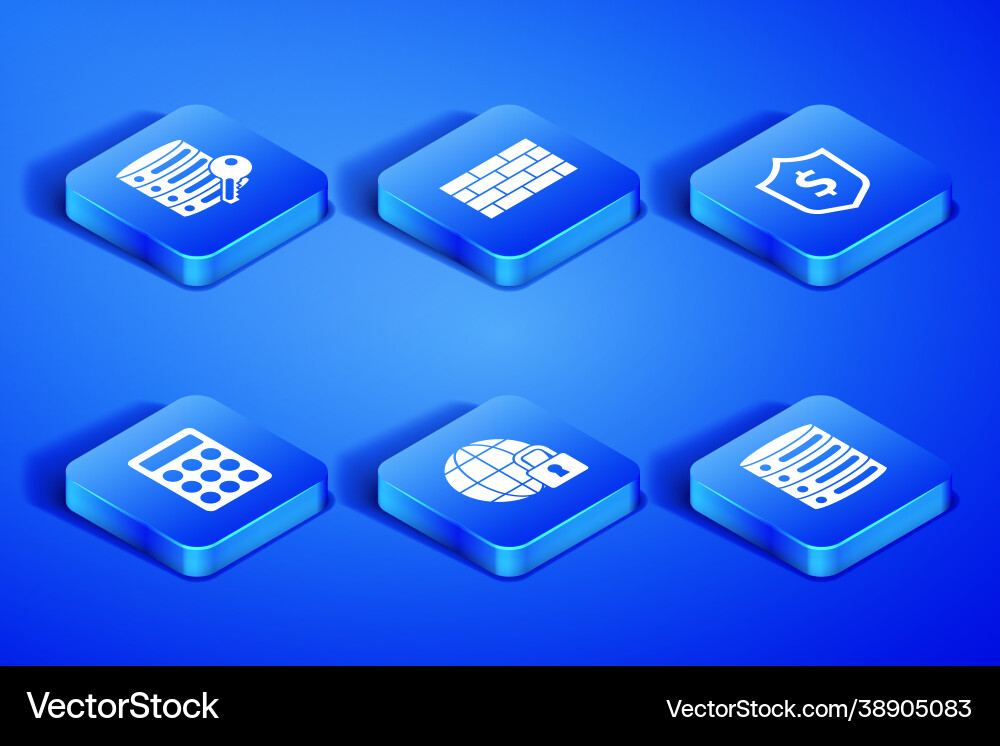 Serverdaten Webhosting Security mit Schlüssel festlegen Serverdaten Webhosting Security mit Schlüssel festlegen vektorbild