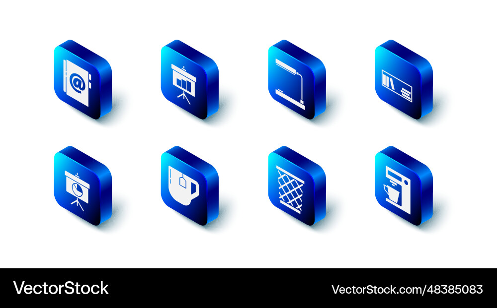 Set chalkboard with diagram table lamp shelf Set chalkboard with diagram table lamp shelf vector image