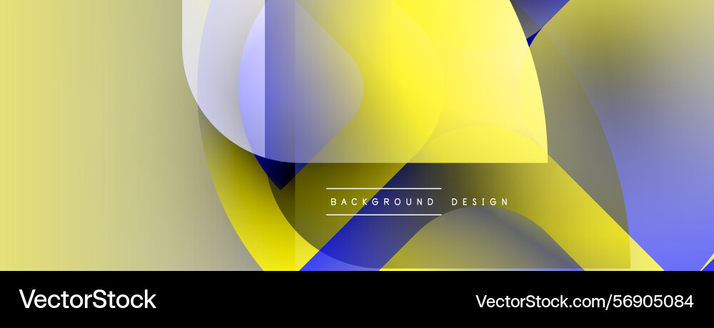 Abstract yellow design features overlapping Abstract yellow design features overlapping Vector Image