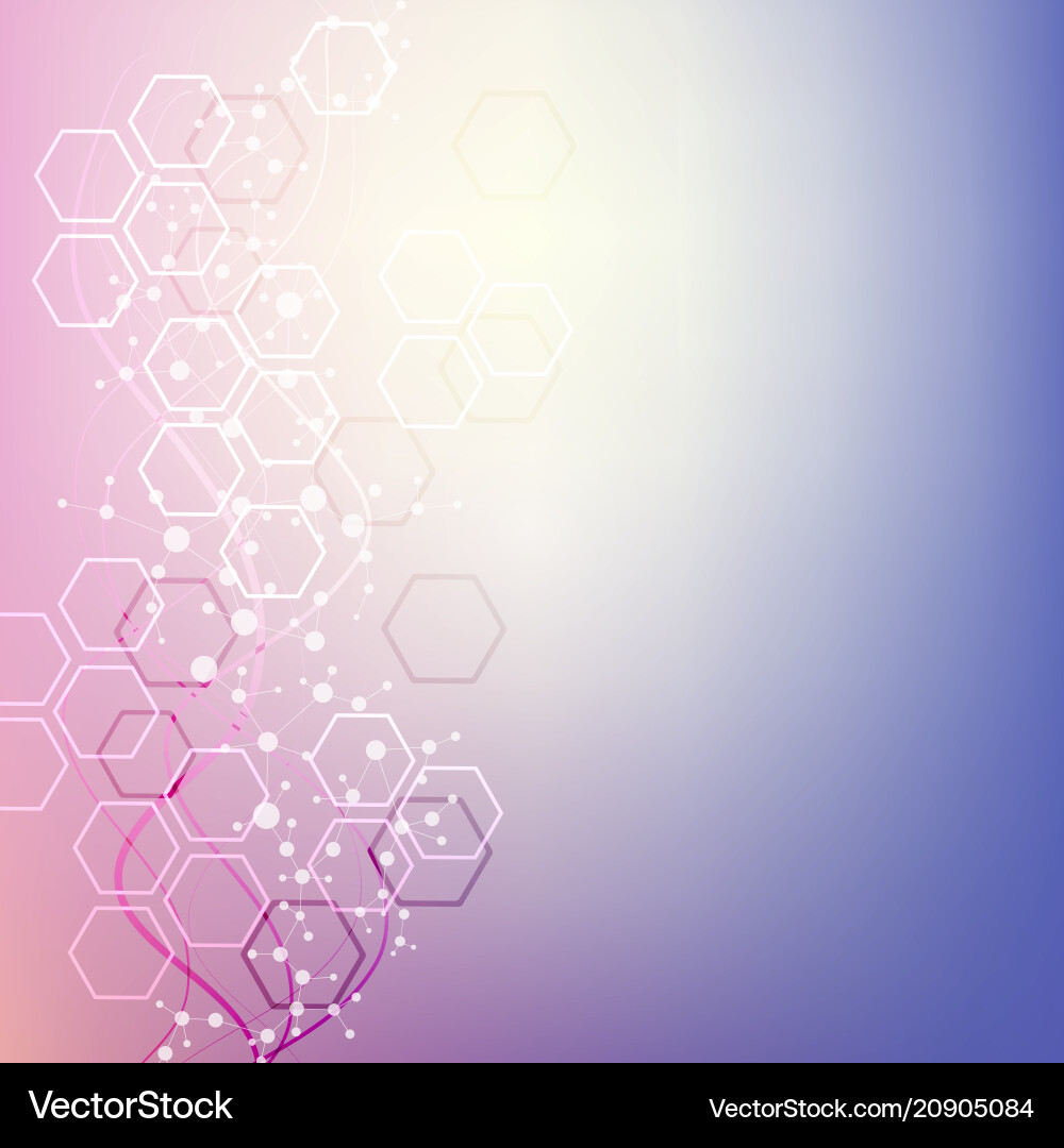 Hexagonal abstract background big data Hexagonal abstract background big data vector image