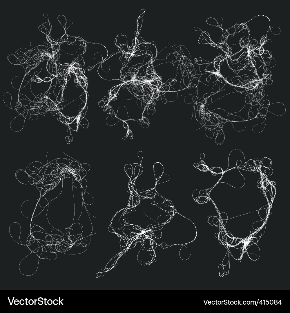 Intertwined Threads vector image