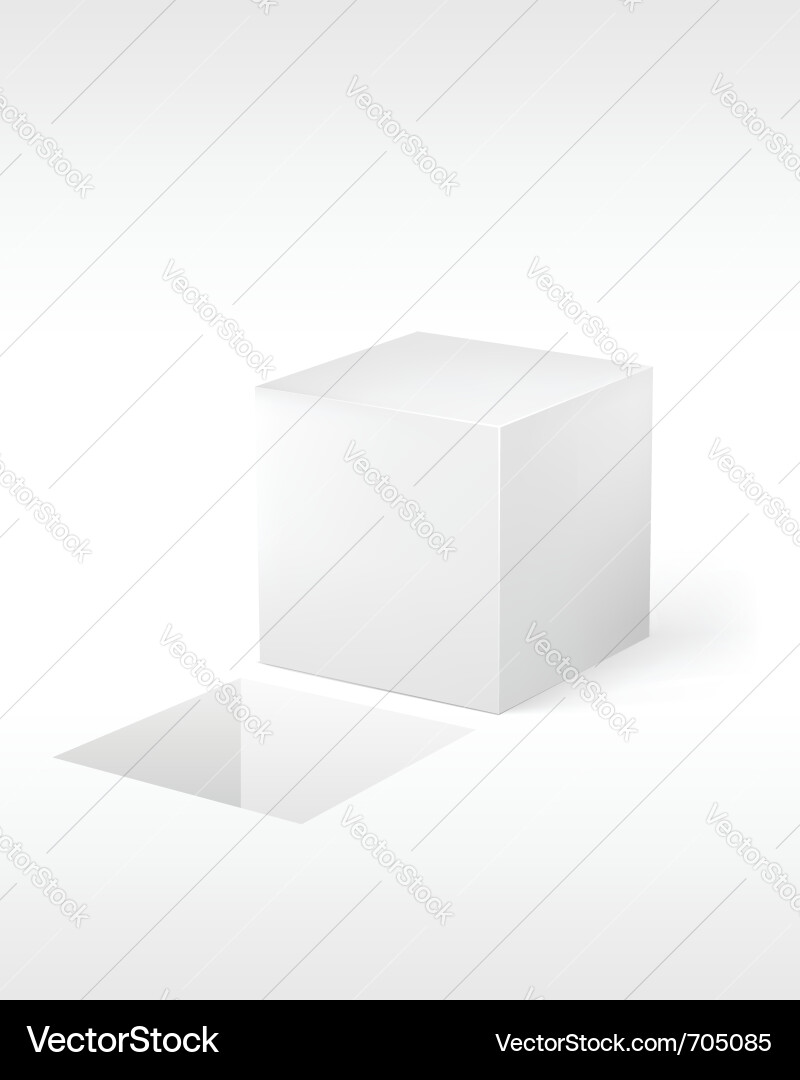Cube design vector image