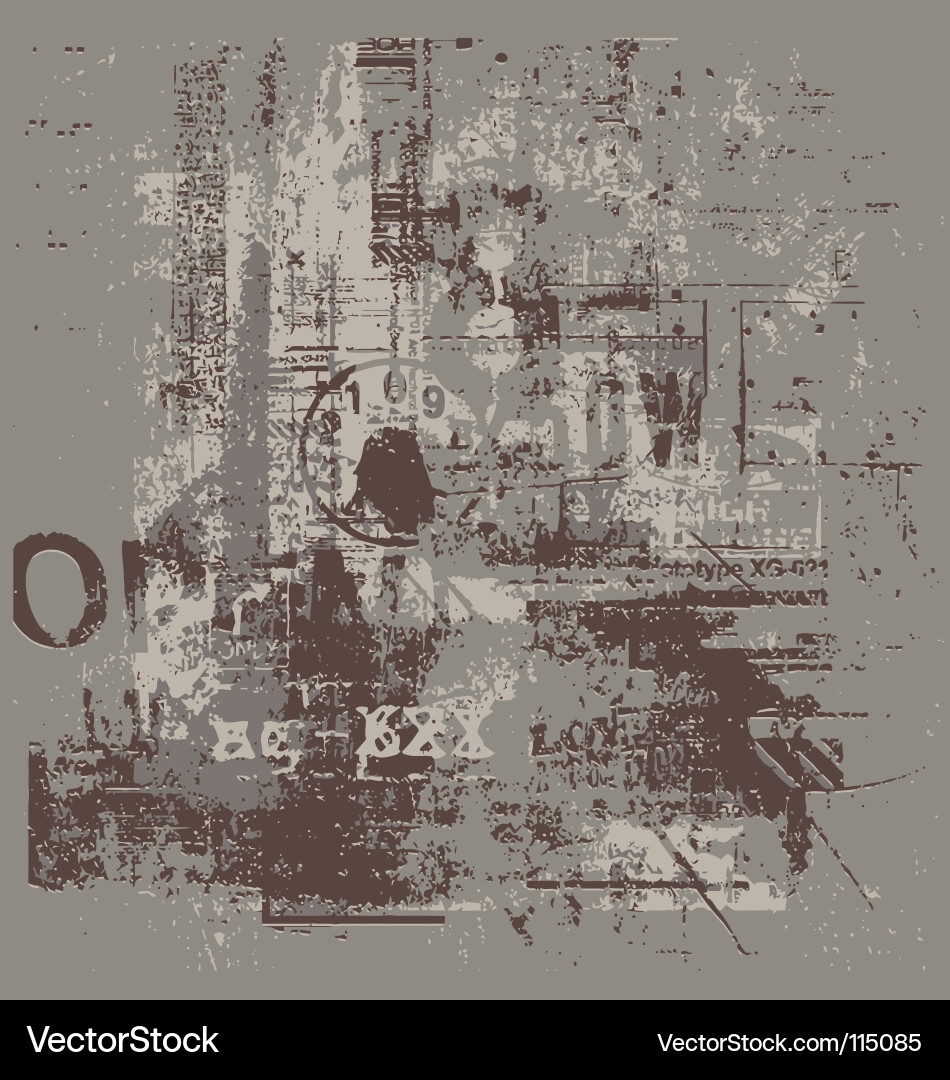 Distressed Overlay Pattern vector image