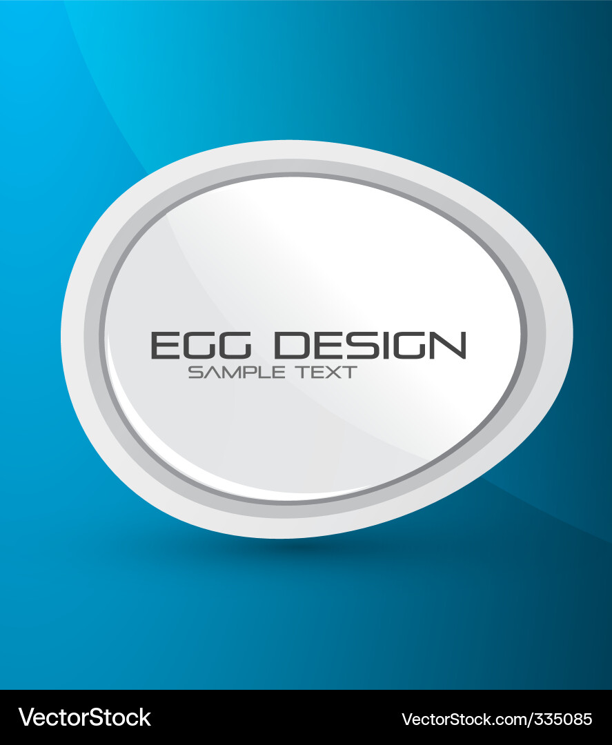 Modern Egg Pattern Background vector image
