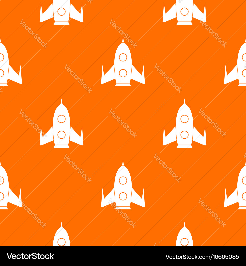 Rocket pattern seamless vector image