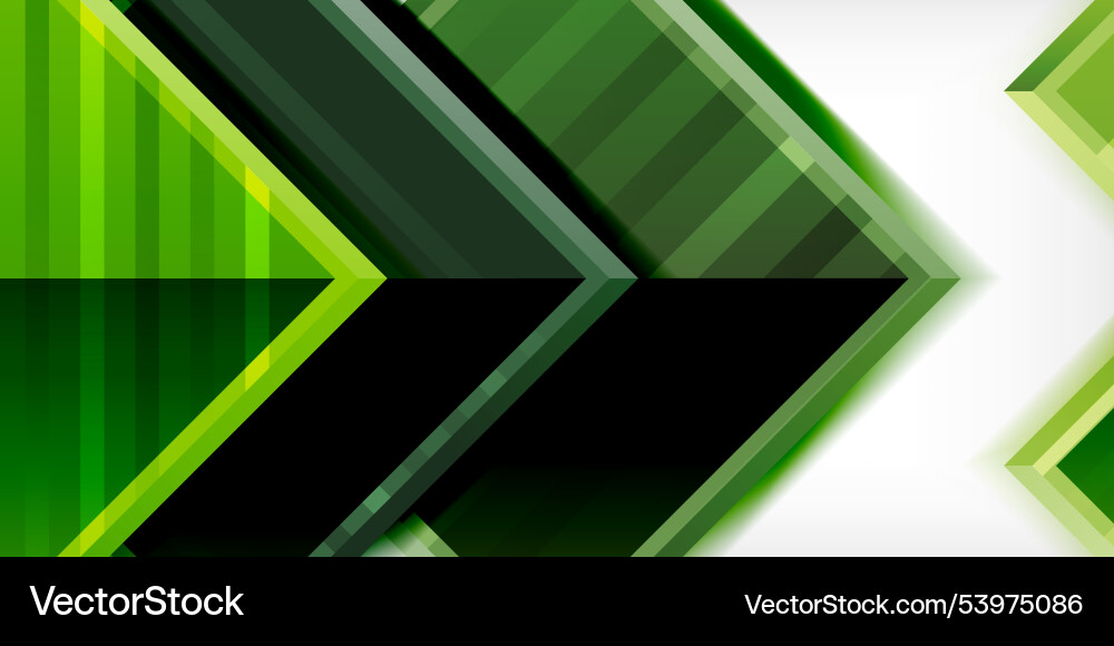 Arrow symbols created with 3d effects and line Vector Image