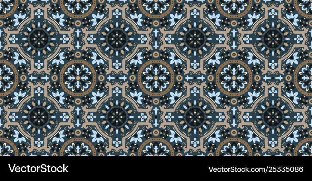 Damask seamless pattern background elegant Damask seamless pattern background elegant Vector Image