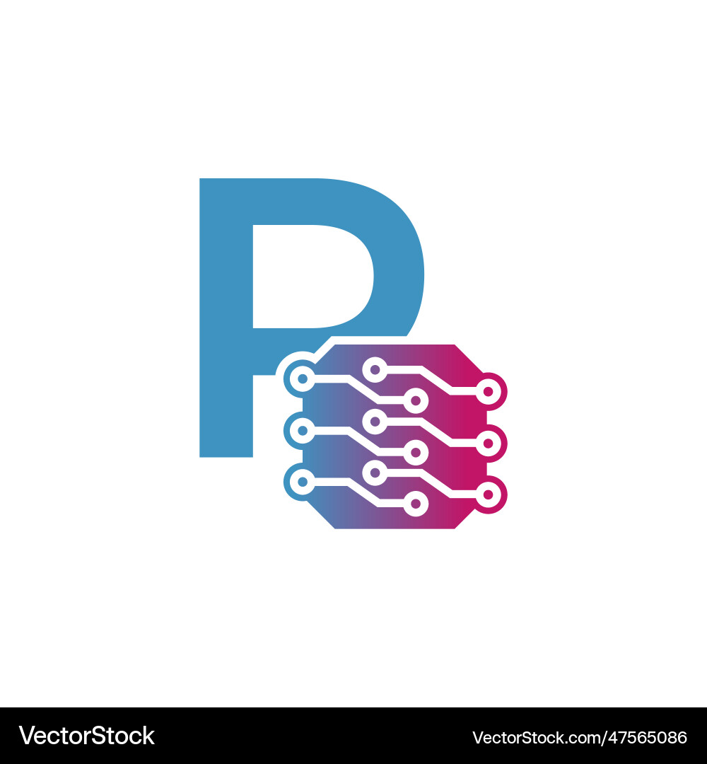 Programming code and technology logo template Vector Image
