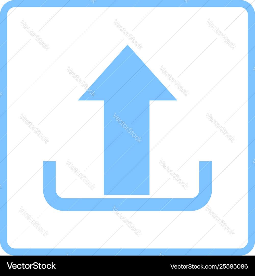 Upload icon Upload icon vector image